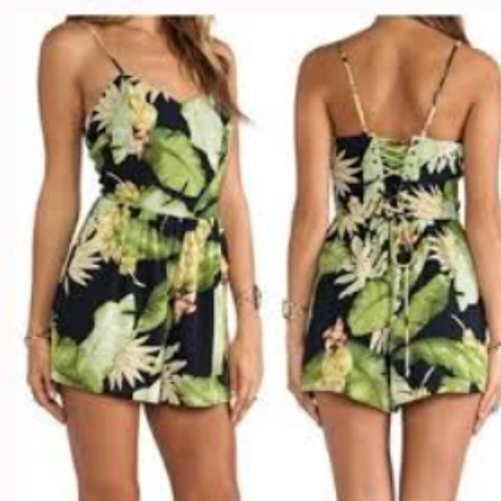 Anthropologie greylin lagoon fern - Gem Romper